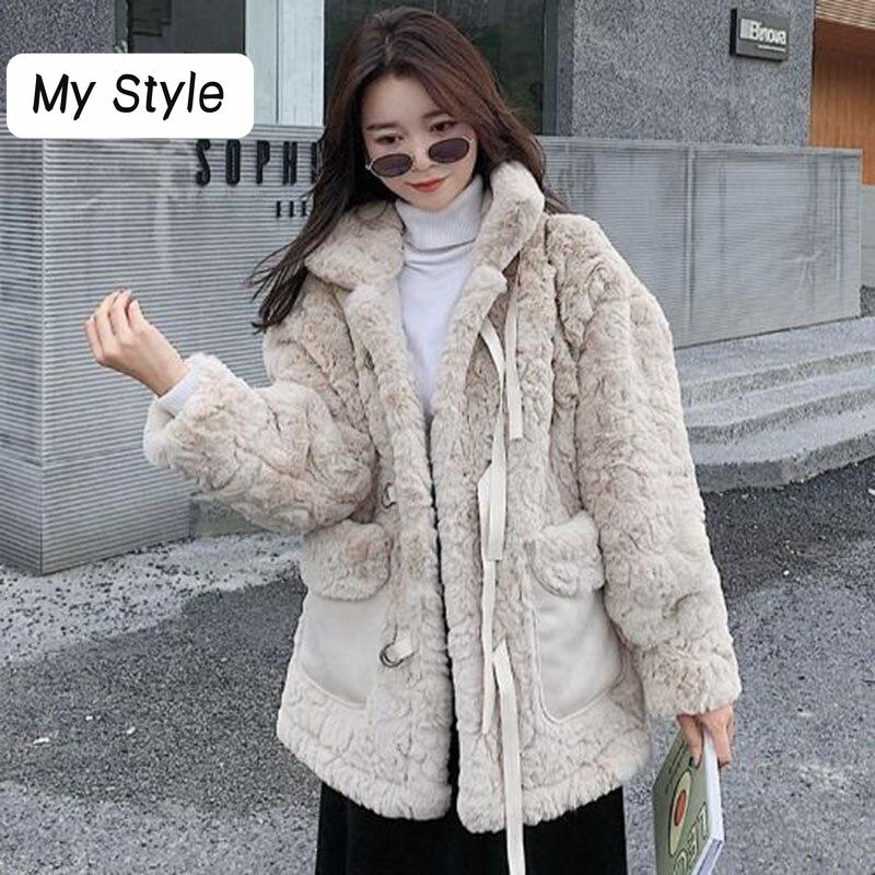 

Модное пальто из овечьей шерсти, женские осенне-зимние меховые куртки, пальто из искусственного меха, теплая короткая верхняя одежда, толстый меховой плюшевый флисовый топ