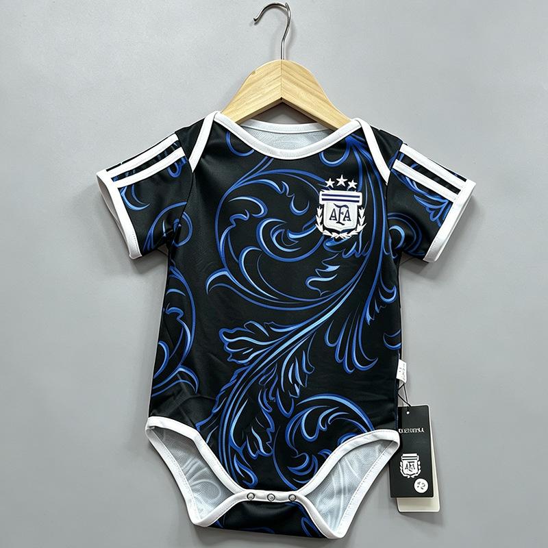 US, Canada and Mexico World Cup Football Jersey One-piece Baby Baby Argentina France Real Madrid Baby Climbing Suit Romper