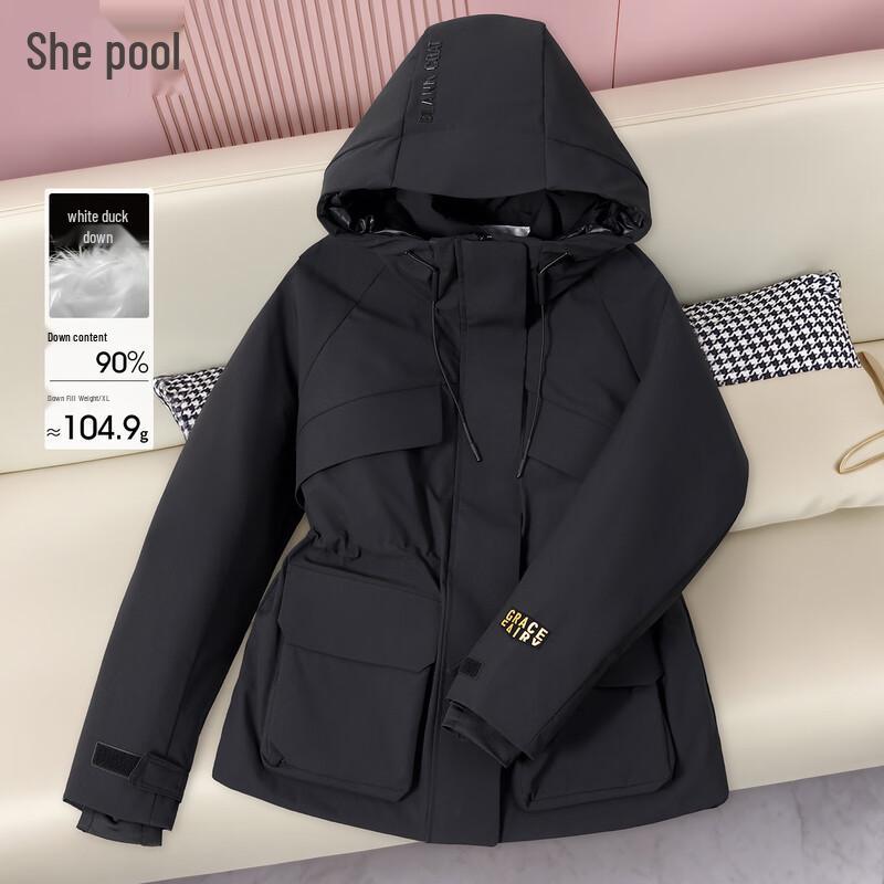 

Women s 90% Duck Down Hooded Jacket M