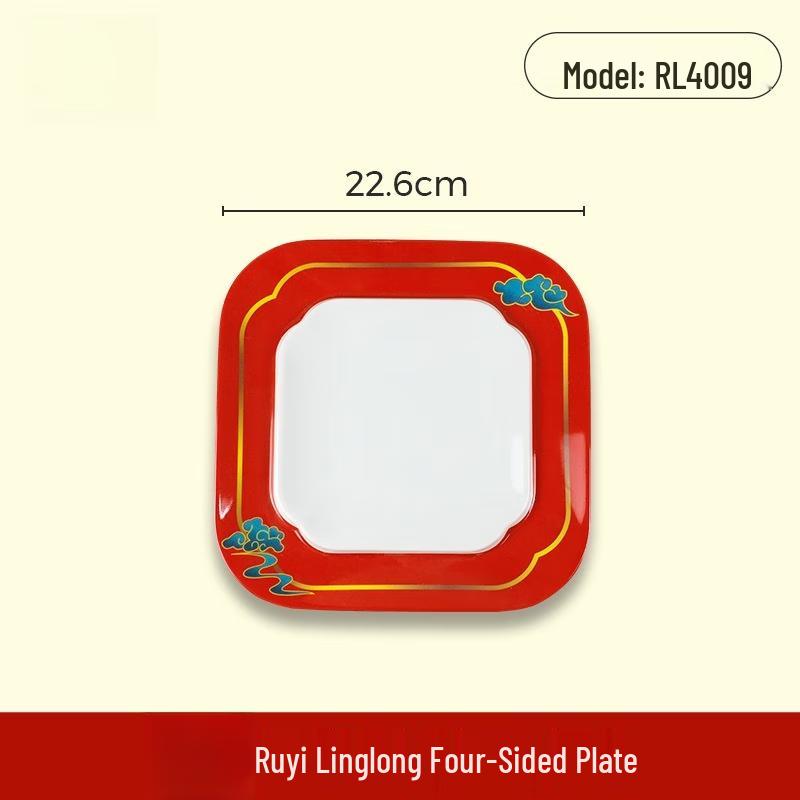 Wuhe Chinese Melamine Round Bone Dish