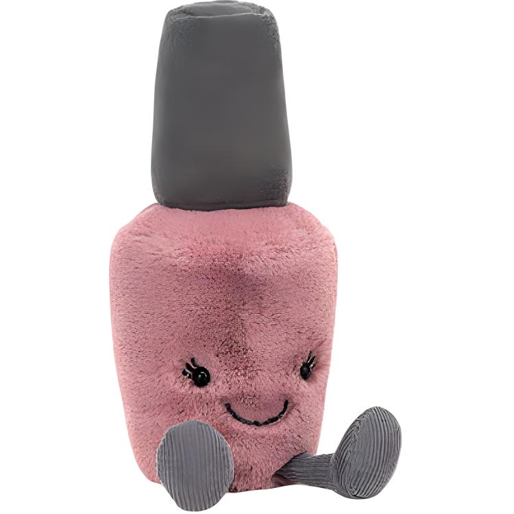 

JELLYCAT Fun Items Series jellycat character quirky makeup nail polish cute doll plush doll sitting 18cm high