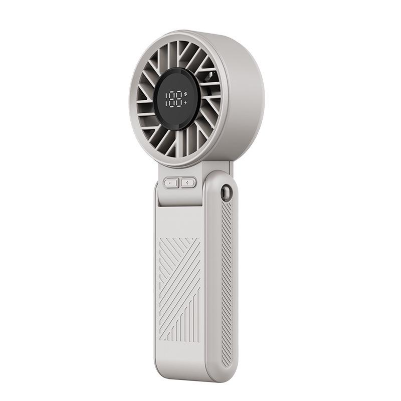USB Rechargeable High-Speed Portable Handheld Fan with Digital Display