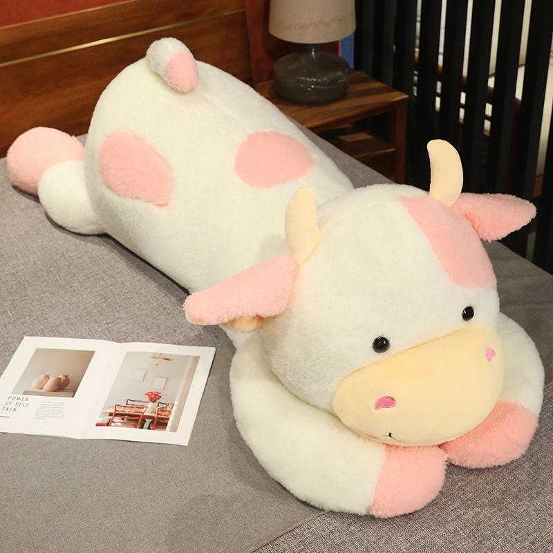 110cm Riesen Hochlandrind Plüschtier Buntes Plüschtier Jumbo Weiche Flauschige Körperkissen Riesige Größe Geschenk Für Kinder 90cm