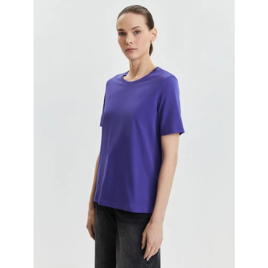 Leisure Breathable Solid Color Summer Women T Shirt Round Neck Cotton Short Sleeve T-Shirts Couples Tees