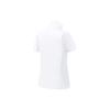 Fila X McLaren Golf Series Letter Logo Print Stand Collar Short Sleeve Polo Shirt Women Polo Shirts Jade-White A11W325126F-WT