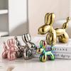 European Ceramic Gold-plated Balloon Dog Decoration Home Decoration Living Room Decoration Creative Animal Desktop Decoration