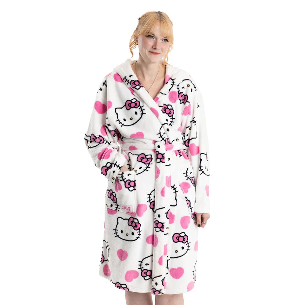Hello Kitty Dámský/Dámský župan s kapucí