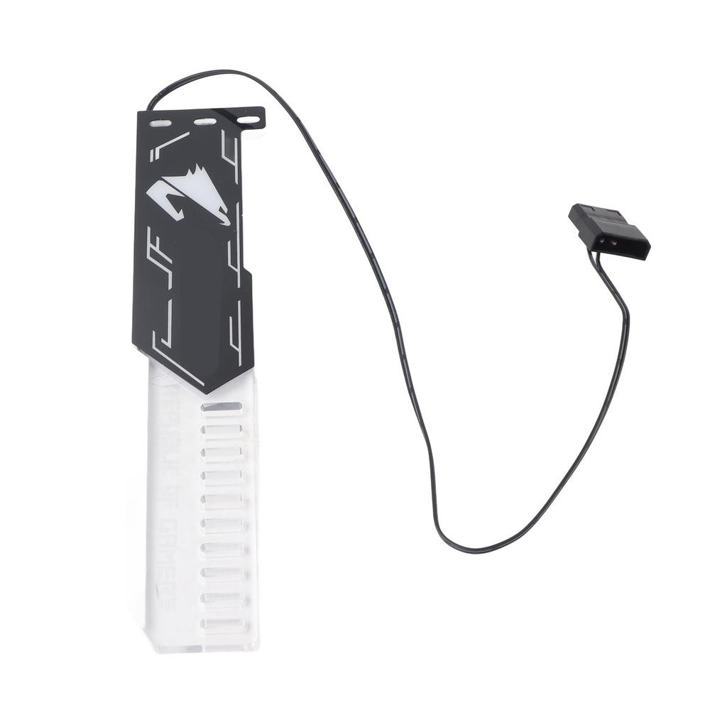 RGB Graphics Card Support Bracket Acrylic GPU Holder Stand Large 4PIN for Desktop Computer25cm