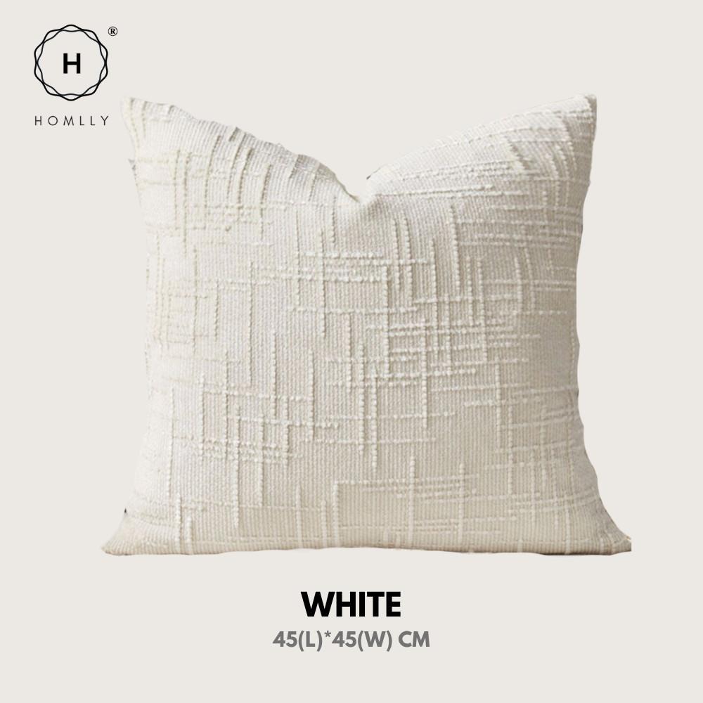 Homlly Fjord Textured Chenille Decorative Pillow Cushion Cover Case (45x45cm) X2PCS