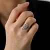 LIKGREAT Witch Knot Ring for Women Men Stainless Steel Wiccan Celtic Knots Witchcraft Good Luck Protection Amulet Jewelry Gift
