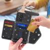 Card Holder Phone Case for Samsung Galaxy A32 5G/M32 5G Triangle Kickstand PU Leather+TPU Smartphone Cover