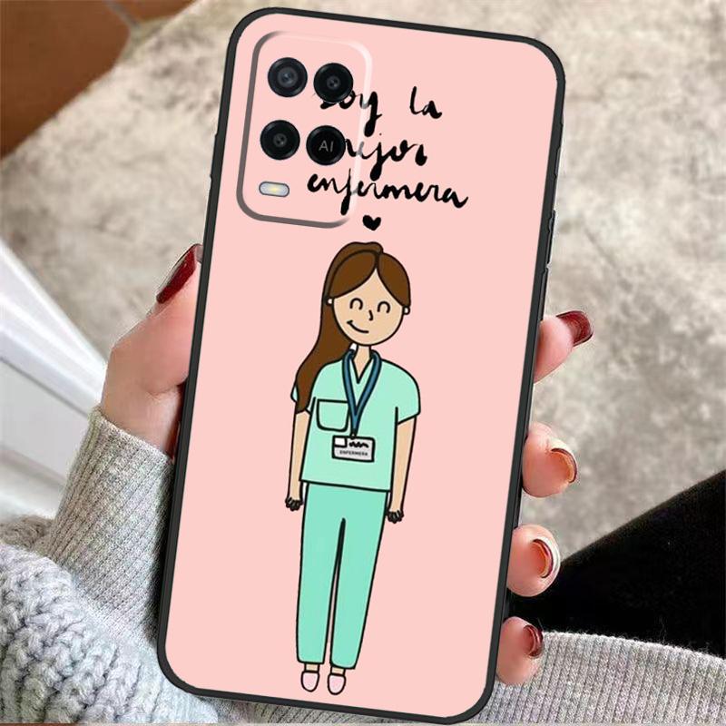 

Doctor Nurse Medical Medicine Case For Oppo A60 A80 A40 A5 Pro A15 A16 A17 A57 A77 A94 A74 A54 A76 A96 A18 A38 A58 A78 A98 OPPO A74 5G