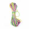 HaNaRuNa Paracord 30m Regenbogen Pastellfarben 4mm Buntes geflochtenes Seil für DIY Fallschirme Mehrzweck-Bastelarbeiten, Schlüsselanhänger, Armbänder, Schnur,