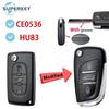Modified For Citroen C2 C3 C4 C5 Berlingo For Peugeot 107 207 307 307S 308 407 607 Remote Flip Car Key Shell Case Cover