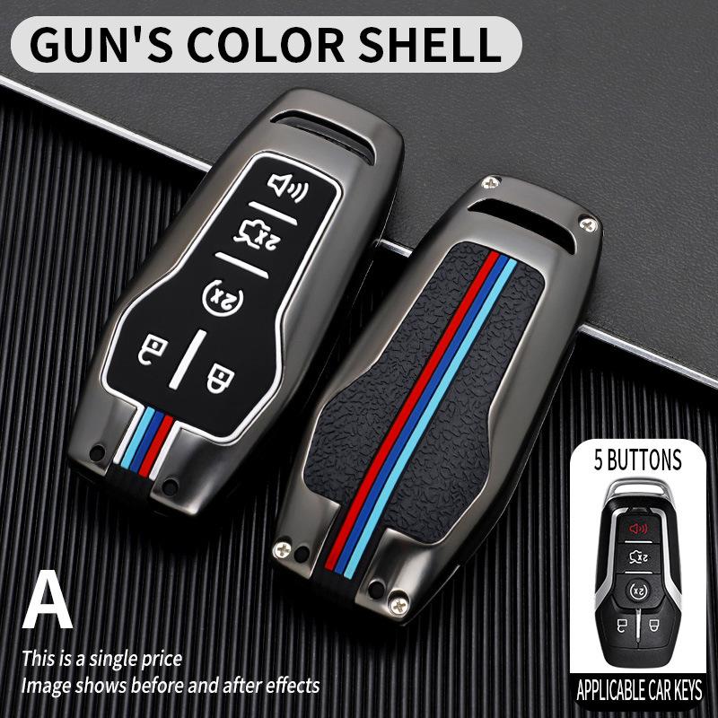 Applicable To Lincoln Car Key Bag 2016 Lincoln MK MKZ MKC Keychain Remote Control Protective Case New Male