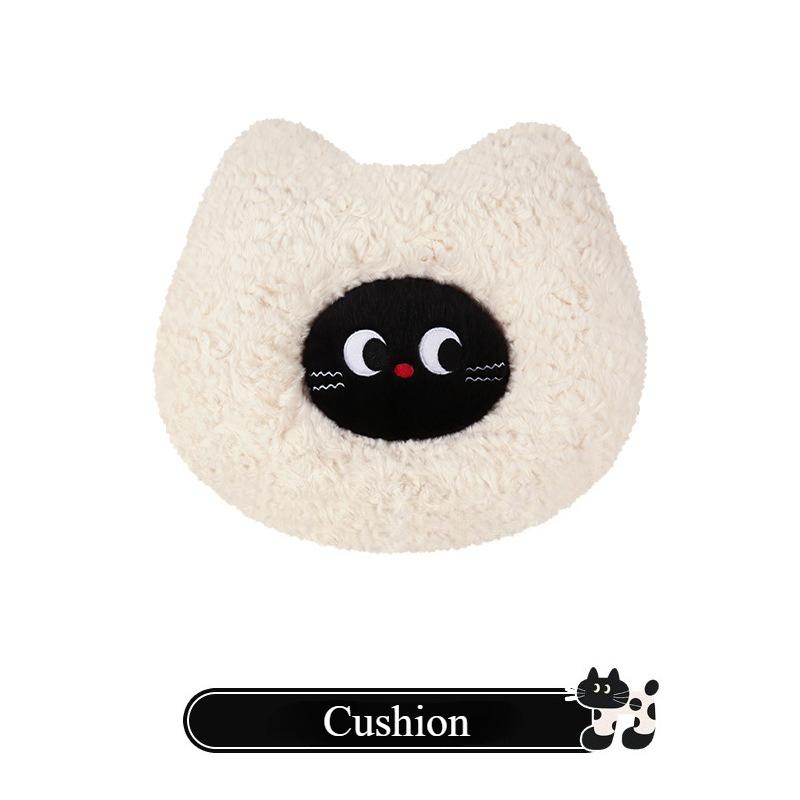 Cute Polka Dot Cat Four Seasons Universal Seat Cushion Covers Cartoon Breathable Comfortable Auto Seat Accessories