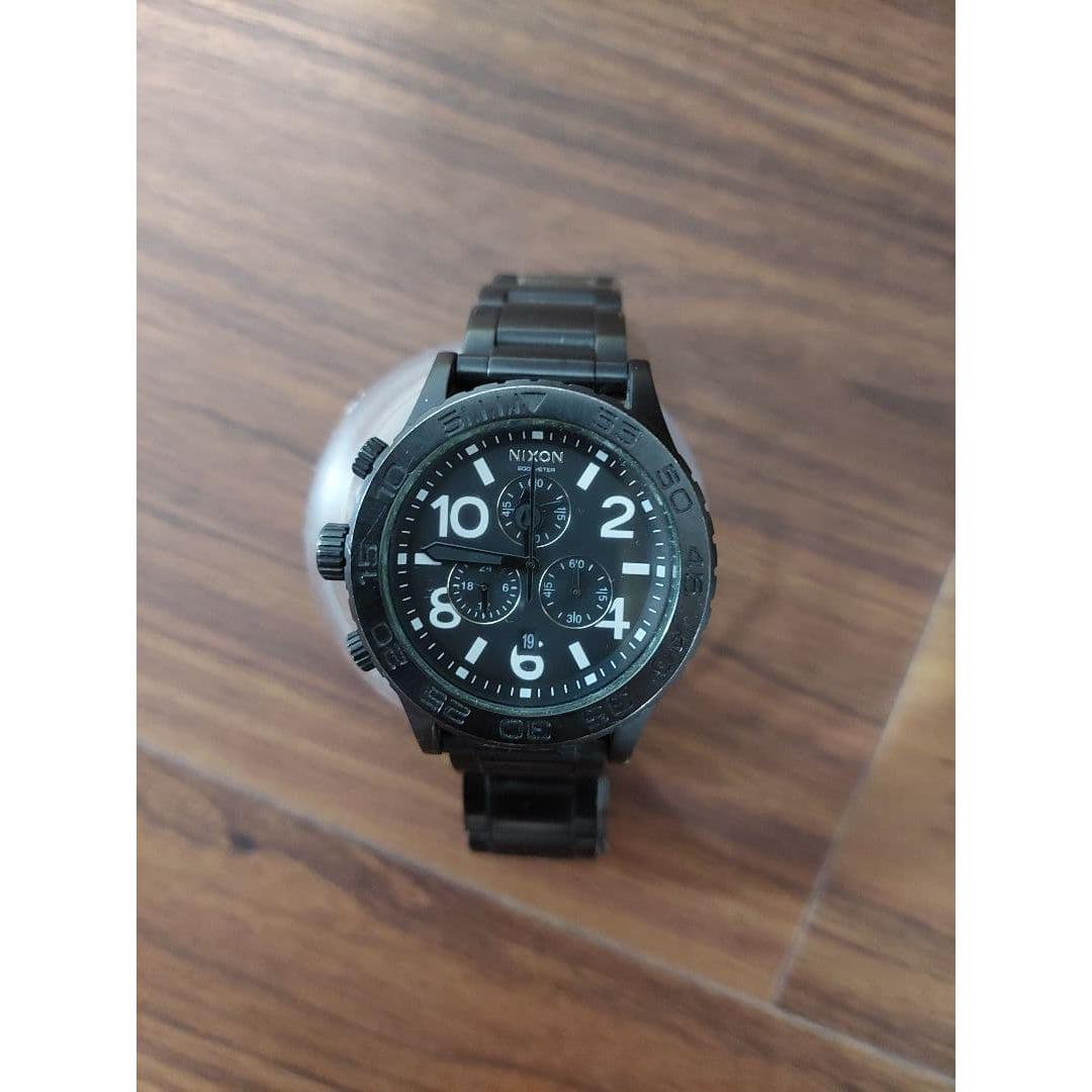 Used Price reduction Nixon 42-20 chronograph watch [with shopping bag]