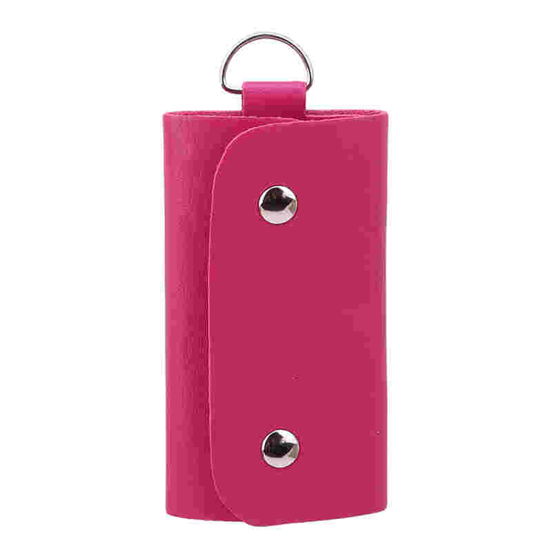 

PU Leather Women Men Key Holders Keys Organizer Fashion Key Holder Wallets Key Pouch Car Keychain Housekeeper Key Chain Wallet розы красного