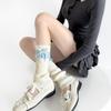 Colorful Lace Bow Ballet-Style Calf Socks: Autumn & Winter Leg Warmers