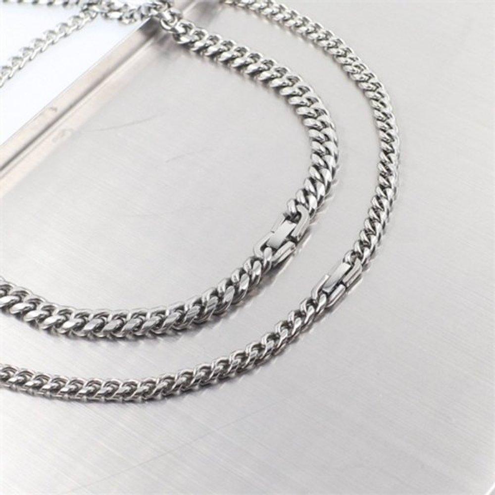 [Belga] Surgical Steel 6mm 8mm Chain Buckle Necklace