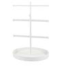 Retractable Jewelry Display Stand with Base Necklace Organizer Holder Jewelry Storage Rack  Key