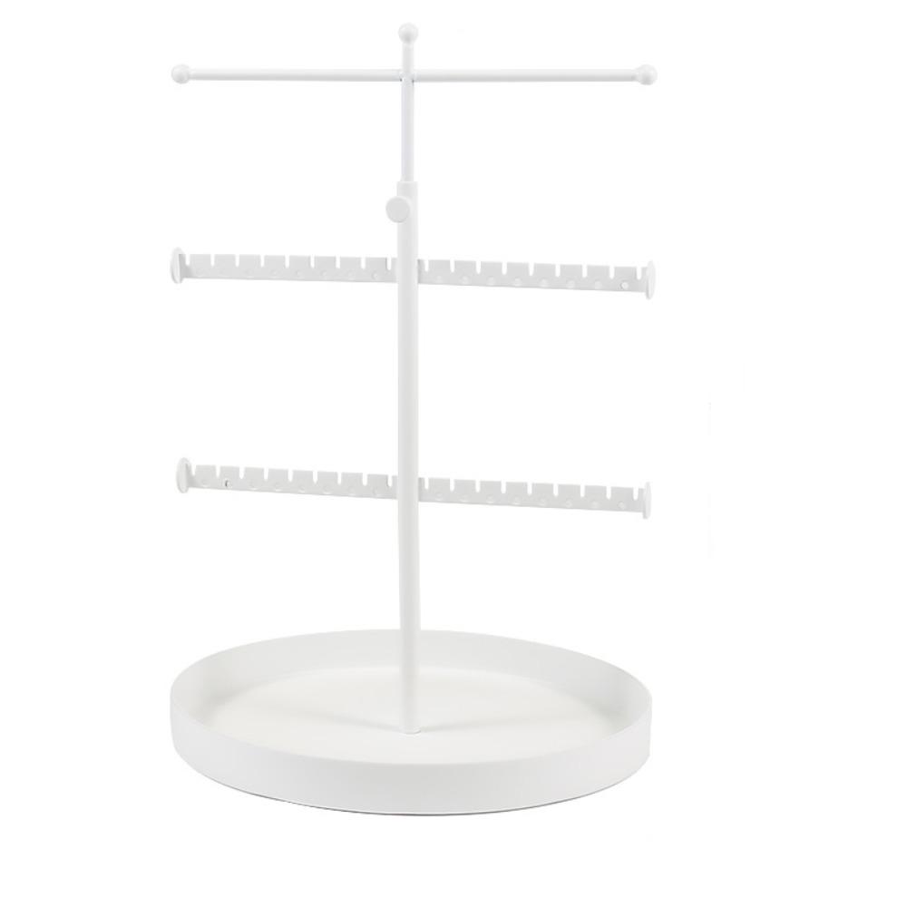 Retractable Jewelry Display Stand with Base Necklace Organizer Holder Jewelry Storage Rack  Key