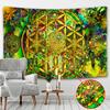 India Mandala Tapestry Wall Hanging Boho Decor Wall Cloth Tapestries Psychedelic Hippie Night Moon Tapestry Mandala Wall Carpet