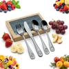 Steel Children'S Cutlery Set 4 Pieces Spoon Fork Knife Spoon Set