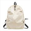 New Schoolbag Men's Leisure Campus Middle School Student Backpack Trend Lightweight Versatile Solid Color Travel Backpack Women
