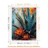 DIY Digital Oil Painting Kit - Acrylic Paint by Numbers, No Frame Included