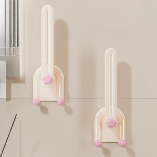 Wall-Mounted Hair Tie Holder Horizontal Vertical Hair Accessories Organizer Adhesive Hair Ties Ropes Bands Organizer for Bathroom Cabinet Bedroom Wall