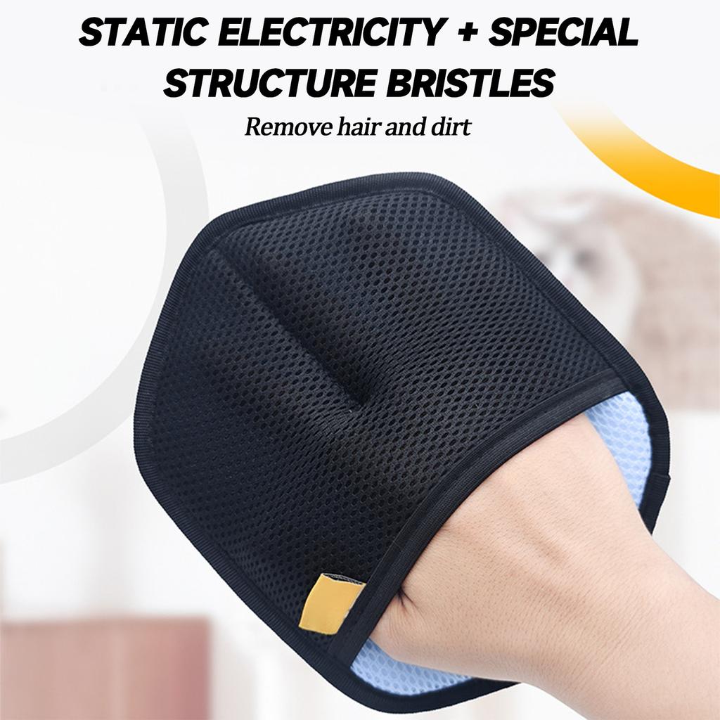 Double Sided Grooming Glove, Grooming Glove For Pet, Pet Grooming Gloves, Versatile Grooming Gloves, Pet Brush Glove For Dogs And Cats