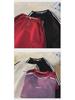 Men's Retro Striped Suede Sweatshirt – Round Neck Pullover for Spring & Autumn