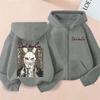 Limited Anime Devil May Cry Son of Sparda Dante Zipper Hoodie Men Women Cartoon Oversized Zip Up Hoodies Male Fashion Streetwear