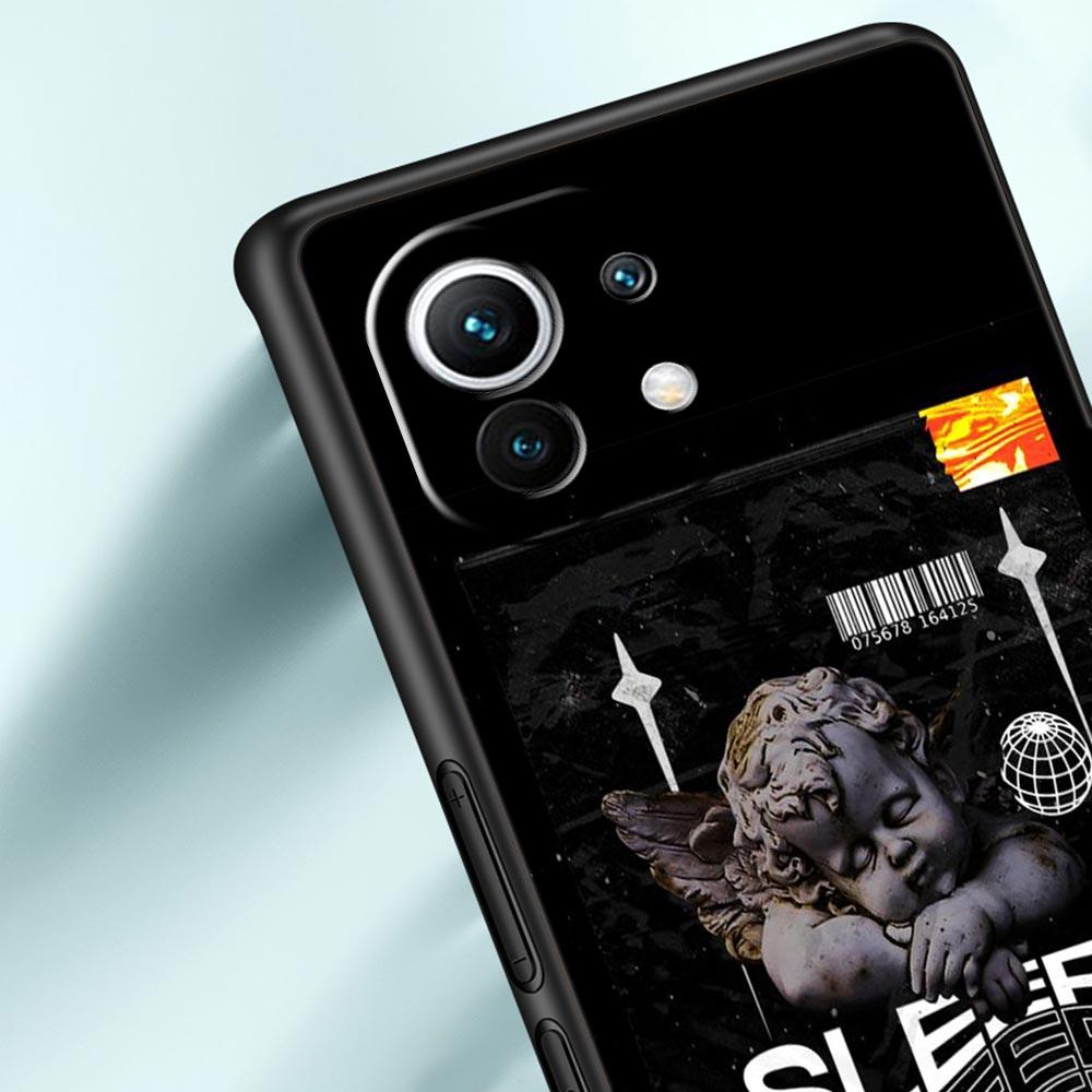 Cartoon Statue Abstract Art Phone Case Cover for Xiaomi Mi 17 Pro Max 15 14 13 12 11 Ultra 15T 14T 13T 12T 11T Pro Lite Soft TPU