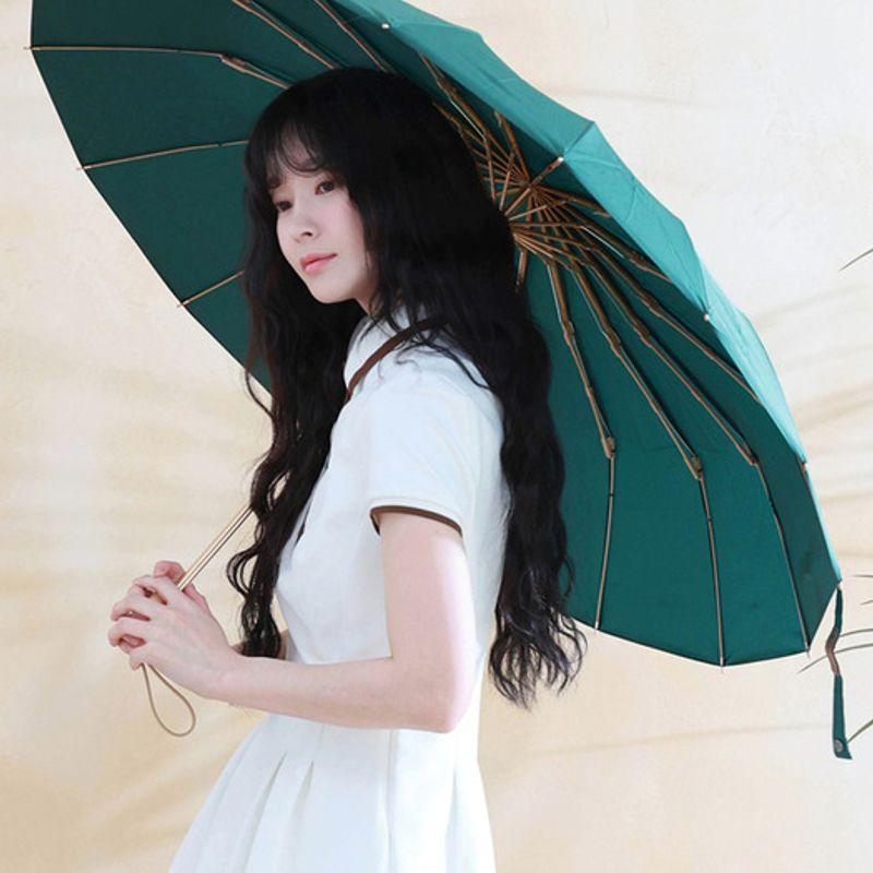KROVAN [Free Engraving] Kroban Sturdy 3-Tier Umbrella KR16