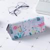 1pc Eyewear Protector for Eyeglasses PU Fashion Folding Sunglasses Box Portable Spectacle Cases Triangle