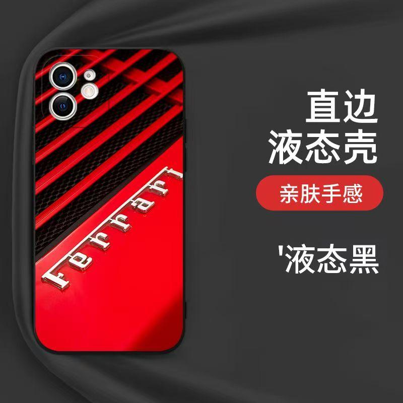 Car Mobile Phone Case for Apple 13 Huawei Mate40 iPhone12promax For Ferrari SF90 Teams SJ Scuderia Ferrari Roma 488 Portofino F8 NBA2