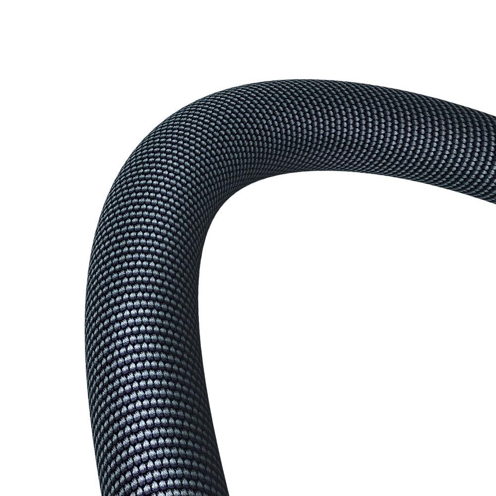 Cable for fast charging and data transfer USB Iphone Lightning 24A 2m black