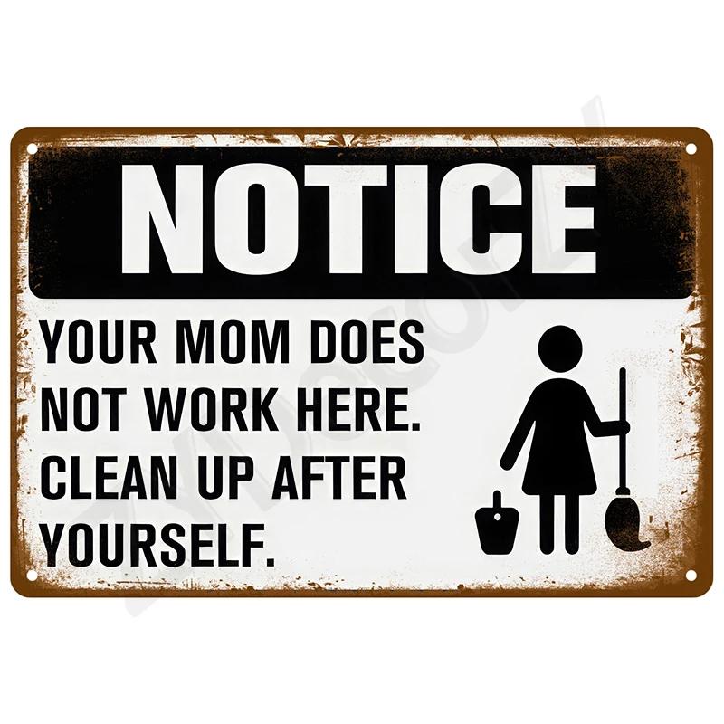 Retro Wall Art Mural Outdoor House Bathroom Home Room Decorations Decor Vintage Metal Signs Plates Tin Sign Posters Man Cave