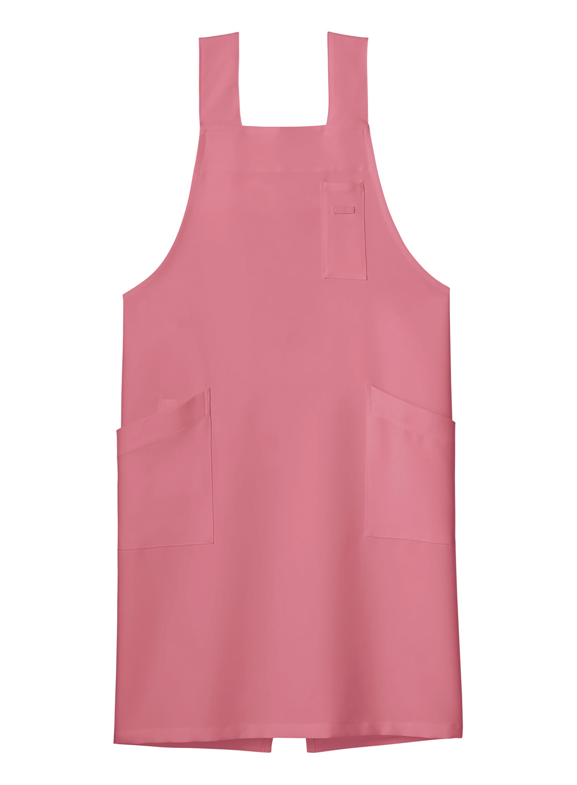 

bib pink M [Face Mix] H-shaped apron, beige,
