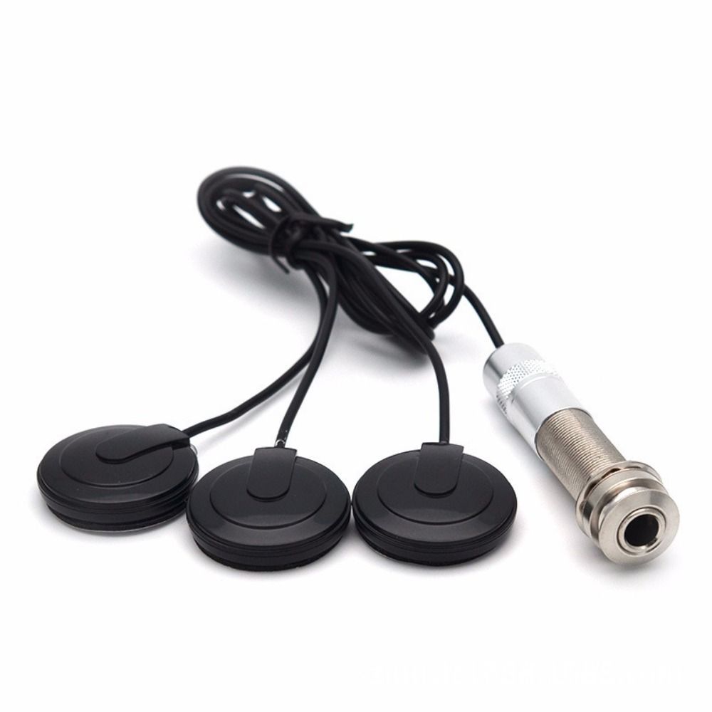 Guitar Parts Karimba Thumb Pickup 3-in-1 Guitar Picks Transducer Pickups Guitar Violin Ukulele