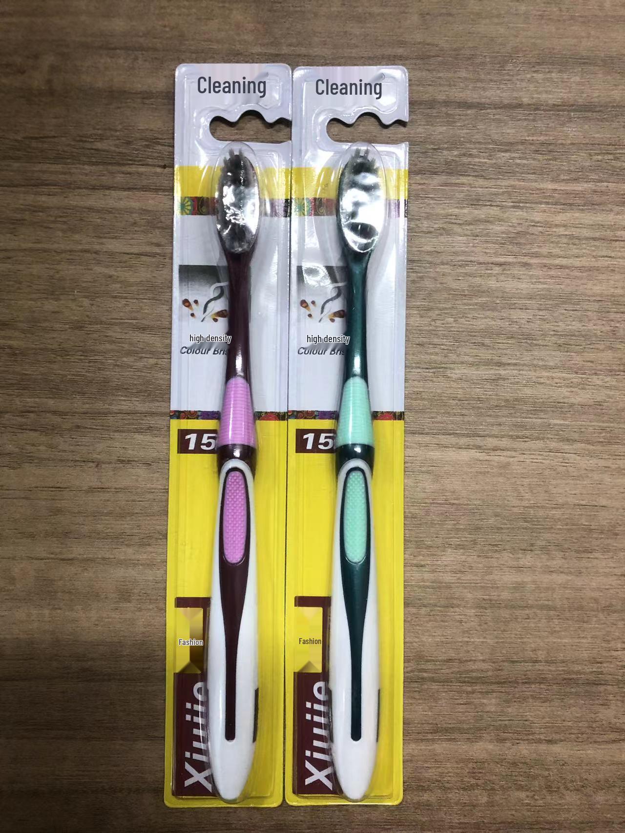 Xiujie 911 Soft Bristle Adult Toothbrush - Individually Packaged for Family Use.