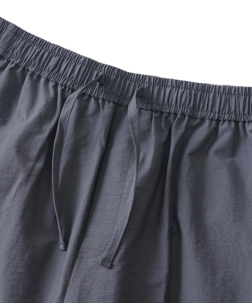 ANALOG MOOD Semi-Wide String Cargo Pants (Charcoal)