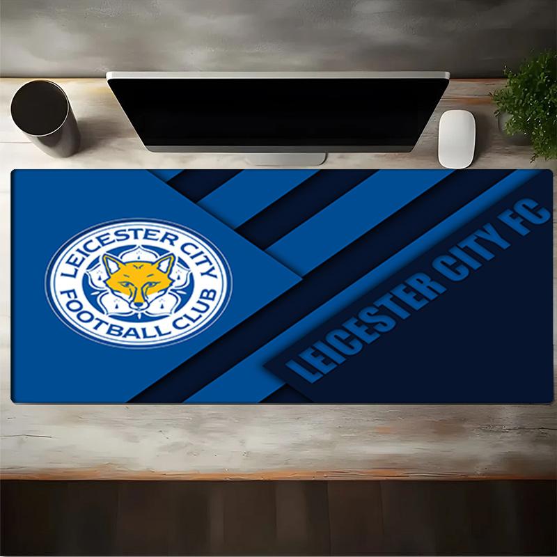 Leicester Football Club Wappen Mauspads, Gaming-Mauspads, Tastaturpads, Schreibtischdekoration für Computer-Notebook, Fan-Geschenk, Geburtstagsgeschenk