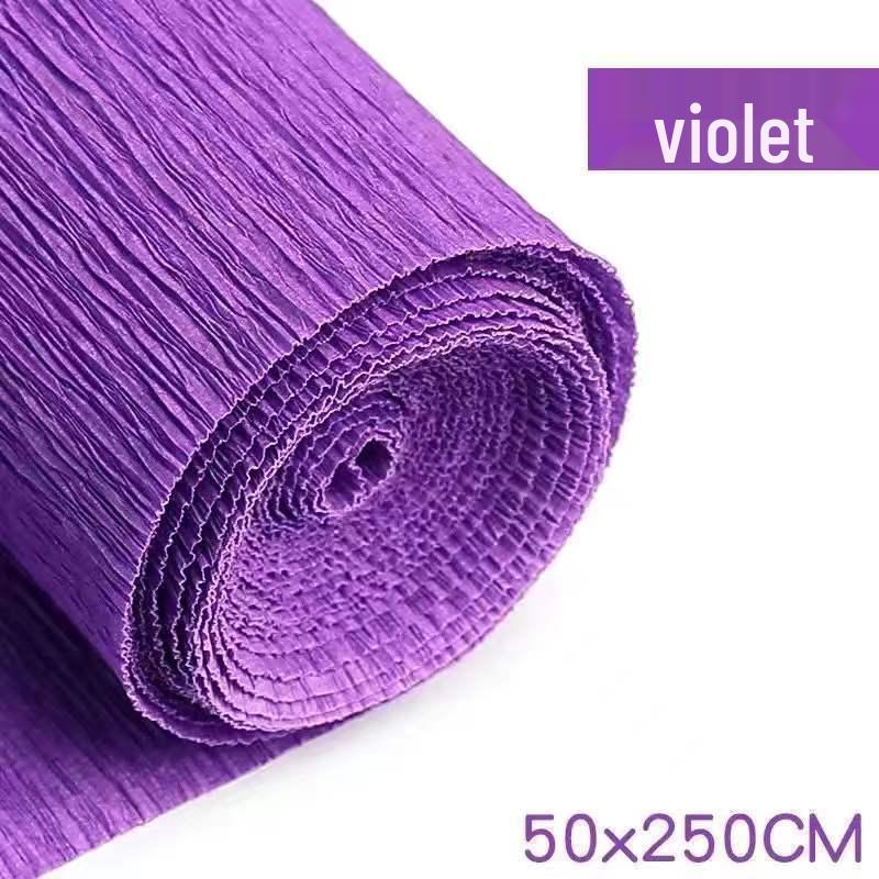 

Утолщенная цветная крепированная бумага для оригами роз своими руками и поделок для детского сада