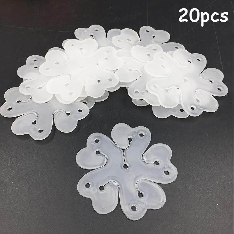 10/20 peças de clipes de conector de balão, fivela de arco de anel, clipes de vedação de balões de festa de casamento de aniversário, suprimentos, acessórios de decoração