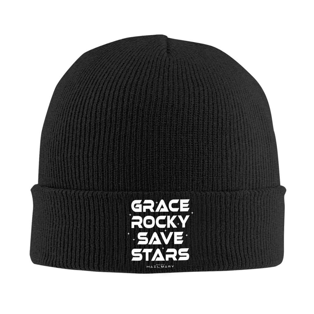 Amaze Project Hail Mary Beanie Hats Knit Hat Adult Unisex Hip Hop Elastic Caps Spring Outdoor Sport Graphic Bonnet Hats