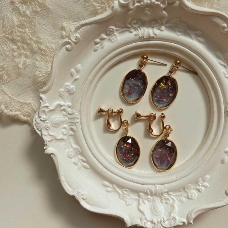 

Black Night Sky Earrings / Bracelets earring