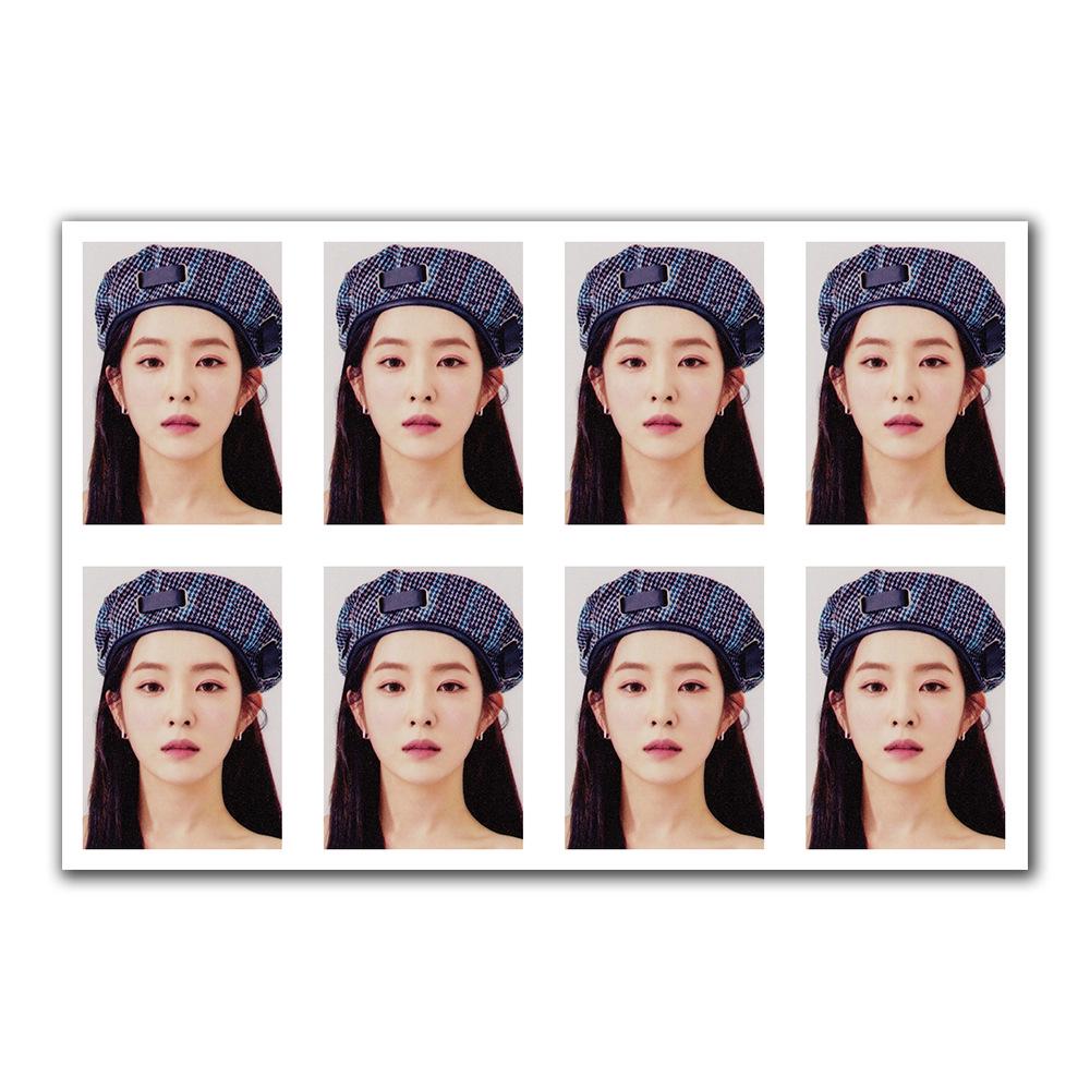 Red Baby Good Luck One-Inch Trolls Passport Photo ID - Irene